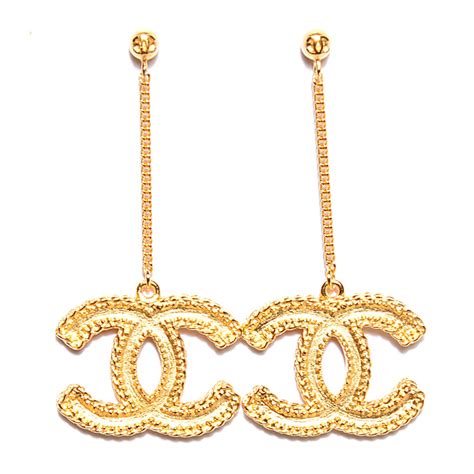 chanel earrings gold price